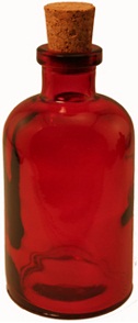 Red Apothecary Bottle